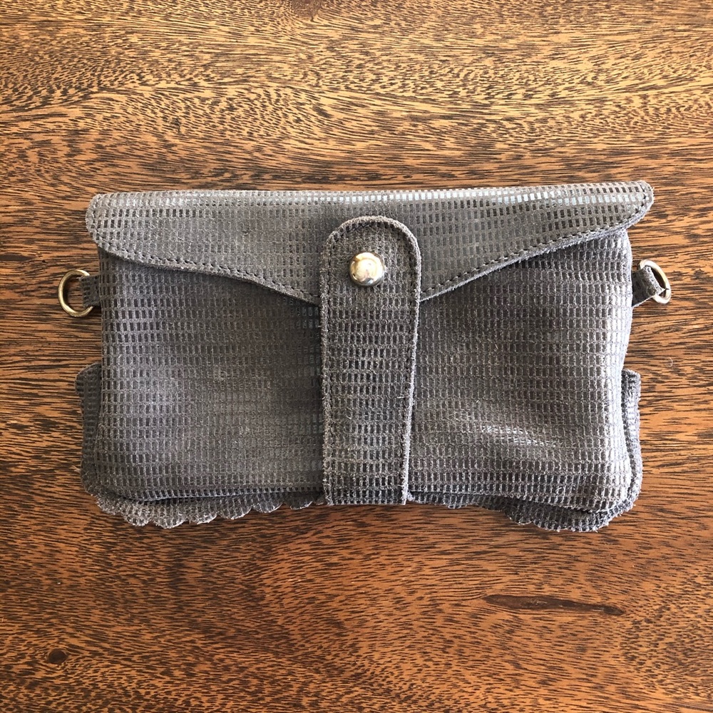 Genuine leather clutch